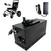 JHKJ Batteria per Sedia a rotelle da 24 V 13 Ah 6,6 Ah 16 Ah 24 Ah 20 Ah, batterie al Litio da 24 Volt per Scooter/carrelli per la Mobilità con Assistenza elettrica e Caricabatterie.,24v30ah