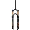 LHHL 26 27.5"29 MTB Forcella Ammortizzata Bici Dritto 1 1/8 forcelle Ammortizzata Corsa 100mm QR 9mm Freno Disco Forcell Aria con Ammortizzatore Blocco Manuale per AM, XC(Orange,27.5)