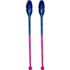 PETSOLA Set di 2 Barre per Ginnastica Ritmica, Accessori Portatili per La Danza, Ideali per Allenamento, Spettacoli E Performance, Blu Viola