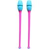 KiBcsLic 2 Ginnastica Ritmica da 45 Cm, Attrezzatura Portatile per Allenamento di Ginnastica, Accessori per Allenamento Fitness, Testa Rosa
