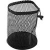 GOXQIT Borsa for palline da golf con coulisse, può contenere 12/25/50, borsa a rete sportiva multiuso, organizer portatile for, accessori for Per Accessori(Black,L)