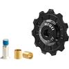 SunsoilGiant Puleggia del Deragliatore della Bicicletta 11T 17T Ruota di Supporto Guida, 11T Nero
