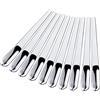 OBR KING Ouborui set di cucchiaini da caffè piatti in acciaio inox, per cucina e bar, 10 pezzi
