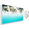 Könighaus Pannello riscaldante a infrarossi con immagine panoramica 1000 Watt - Termostato Smart - 14-26 m²