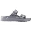 Birkenstock BK1003490 Uomo Sandali a Punta Aperta, Argento (Metallic Silver Metallic Silver), 45 EU