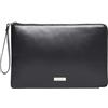 Calvin Klein Plaque Pouch W/Wristlet UB1 - BLACK One Size