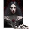 AITEXI Puzzle per Adulti Fantasma Gotico dell'Oscurità Puzzle da 1000 Pezzi Puzzle in Legno per Adulti e Bambini dai 10 Anni in su Puzzle Educativo 1000 Pezzi (50x75 cm)