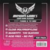 Mayday Games - Sleeve per carte o documenti - 100 Standard - Plastica - 2.76 x 2.76 inches - 70 x 70 mm