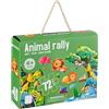 Baroni Toys Puzzle per Bambini, Gioco Educativo e Divertente in Cartone per Bambini 4+, Puzzle da 72 Pezzi, Idea Regalo, 90x60 cm, Animal Rally