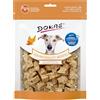 DOKAS Cubo di petto di pollo - snack premium superfood per cani dal petto di pollo - con patata dolce, semi di lino e olio di cocco - 1 x 150 g