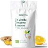 REPLANTEA Cuidamos tu Naturaleza TÈ VERDE ZENZERO E LIMONE BIO 100g (50 Tazze) | Tè Verde Limone Zenzero Detox e Energizzante REPLANTEA®
