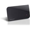 Oehlbach Scope Vision DVB-T2 HD Antenna - Antenna digitale interna - Alimentazione USB - Amplificatore DVB-T2 attivo - Antenna interna, Vincitore del test - Nero