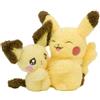 Pokémon Center Pokemon Centro Originale Buru Mugyu ! Pichu & Pikachu Peluche Bambola Giappone