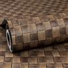 ReWallpaper Carta Adesiva per Mobili Rattan Marrone Carta Da Parati Vintage Camera Da Letto Pellicola Adesiva Effetto Rattan 40CMx3M Rotolo Adesivo Decorativo per Muro Armadio Porte