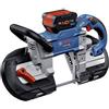 Bosch Professional Sega a nastro a batteria GCB 18V-127 (motore brushless, capacità di taglio di 127 x 127 mm, incl. 1 lama per sega a nastro, senza batt./caricabatteria)