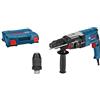 Bosch Professional 0611267600 Martello Perforatore con Attacco SDS-Plus GBH 2-28 F, Mandrino Autoserrante 13 mm, in Valigetta, W, 230 V, Nero, 880 Watt, 0 - 900 giri/min