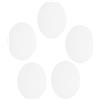Abaodam Diffusore per Lampade da Soffitto in Acrilico Rotondo 10 Cm, Copertura Protettiva Antiabbagliamento per Led, Piastra Diffusore Luce per Paralume, Set 5 Pezzi per