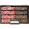 VB Starr InGenios Fischer Set di tasselli da 280 pezzi, con viti Torx, 6 punte e robusta valigetta - 5 x 25, 6 x 30, 8 x 40, 10 x 50 mm, set di viti e tasselli di alta qualità, ideale per fai da te e professionisti
