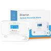 Heiman Rilevatore di Monossido di Carbonio, durata della batteria di 10 anni, Rilevatore CO per la casa con display LCD digitale, allarme CO certificato BSI, standard EN 50291, confezione da 2