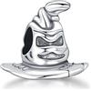 HAEPIAR S925 Sterling Silver Charm per Bracciale Collana Charm Dangle Magic Hat Regali per donne