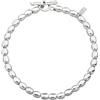Dodo Mariani Bracciale Dodo Uomo Originale Argento 925 Ovo Lucido, 21 cm, Gioiello Artigianale Made in Italy, Rifinito a Mano, Base per Charms, originale ideale come regalo
