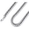 FindChic Collana Uomo Catena Cubana 3.5/6/9/12mm 18/20/22/24/26/28/30inch Collana Catena Acciaio Inossidabile Collana Uomo Maglia Cubana