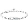 Morellato Bracciale Uomo in Acciaio, Catena, Collezione MOTOWN, Idee Regalo Uomo