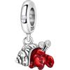 CYCUFF Ciondoli in argento Sterling 925 adatti per collane con ciondoli, bracciali, ciondoli, gioielli regalo per familiari, amici e donne, CHARM, Argento sterling, Zirconia cubica