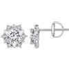 BIXPAK Orecchini Moissanite da Donna, Orecchini a Stella in Argento Sterling 925 da 5 mm con Vite sul Retro Gioielli con Portagioie for Donne Moglie Madre Figlia