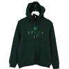 XPLCT Studios Hoodie Uomo MEDIUM Verde Scuro Con Tasca A Canguro E Polsini Elasticizzati
