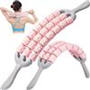 COZLOW Rullo massaggiatore triplo - Massaggiatore per i muscoli - Strumento per la fascia - Terapia dei tessuti profondi - Rilascio miofasciale - Drenaggio linfatico - di Cozlow