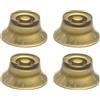 FLEOR Set di 4 manopole di controllo volume tono velocità per LP & SG accessori, oro