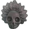 Asiasioc Fischietto di decompressione con foro grande, colore ocarina, ocarina a doppia camera, fischietto mortale azteco (B)