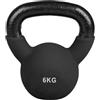 UPFIT - Kettlebell, manubrio - Kettlebell 6 kg - Peso: 6 kg - Colore: Nero - Presa facile e confortevole - Robusto - Facile da usare e da riporre - Per esercizi di costruzione muscolare