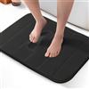 KEPLIN Tappetino da bagno in memory foam, ultra morbido, altamente assorbente, antiscivolo, lavabile in lavatrice, comfort di lusso per pavimenti di casa e bagno (50 x 60 cm)