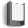 Philips LED Arbour Lampada da Parete, Giardino ed Esterni, 6W, Nero [Classe di efficienza energetica F]