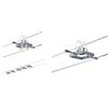 Paulmann 941.33 Sistema Portalampade In Cromo Opaco & Mac Ii 94132 Sistema Cavo Spot Macii Max. 1X10W Gu5,3 Cromo Opaco 12V Metallo/Plastica, 7 Cm X 7 Cm X 5,5 Cm