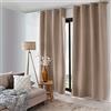 ED Enjoy Home - Tenda - Poliestere - 135 x 240 cm - Naturale - Collezione Nordica - Pronto da applicare - Lavabile a 30° - per tutte le stanze - Biancheria per la casa - Tende