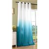 Gardinenbox Tendine Privacy Box Tenda impermeabile pendenza sciarpa tenda con occhielli Micro raso in microfibra, Poliestere, Turchese, 245 x 140 cm