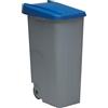 WELL HOME MOBILIARIO & DECORACIÓN Well Home Contenitore riciclaggio 110 litri Chiuso, Blu, 88x57x42 cm