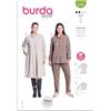 burdastyle Burda Style Sewing Pattern B5782 - Cartamodello per abito e tunica da donna