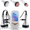 Hbealifee Macchina per cavitazione 40K 3 in 1 Macchina dimagrante Strumento a radiofrequenza Macchina per la cura della pelle Macchina multifunzionale per la bellezza del viso per viso, addome, glutei e cosce
