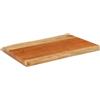 Generico Piano Tavolo 70x40x3,8 cm Rettangolare Legno Acacia Bordi Vivi,Mobili,Accessori per tavoli,Piani per tavoli-370633