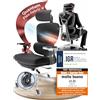 CLOUVOU ProSeat Sedia ufficio ergonomica [TOP DI GAMMA] Sedia da scrivania per smart working | Poltrona ufficio per studio e camera | Sedia ufficio con ruote facile da spostare | Max. 150 kg