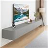 FGNIXLN Mobile TV Sospeso,120-240cm Tavolo per TV Moderno,Mobile Porta Televisore,Adatto per il Soggiorno e la Camera da Letto(280CM)