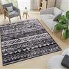 Tinyboy-hbq Tappeti Salotto Moderno Soggiorno Tappeto Morbido Tappeti Moderni Soggiorno a Pelo Corto per Tappeto Sala Camera da Letto (Bianco nero, 120 * 160cm)