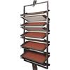 SmPinnaA Multifunctional Rotating Shoe Rack for Entryway W/Adjustable Shelves Modern Free Standing Shoe Storage Cabinet Metal Rotating Shoe Organizer Rack Hallway Bedroom