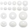 TOAOB THE ONE AND ONLY BABY TOAOB 90 Pezzi Rondelle per Occhi di Sicurezza e Nasi 9 mm a 30 mm per Bambola all Uncinetto Animale Bambole di Peluche Produzione