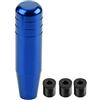 Aramox Pomello del Cambio, Lega Universale in Lega di Alluminio Pomello del Cambio Velocità del Cambio Leva Manuale Maniglia Leva del Cambio 13cm(Blue)