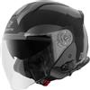 Bogotto H586 BT Solid Bluetooth Casco Jet, nero, L
